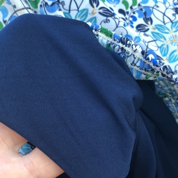 MAX STUDIO Batwing kimono floral scarf print  top size S - Picture 11 of 13